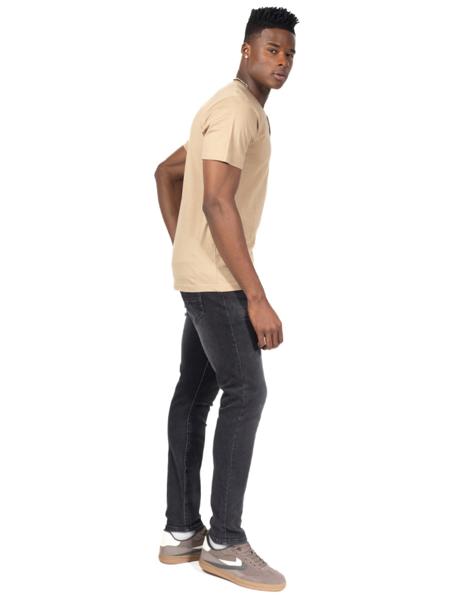 Jeans slim deslavado para hombre 5