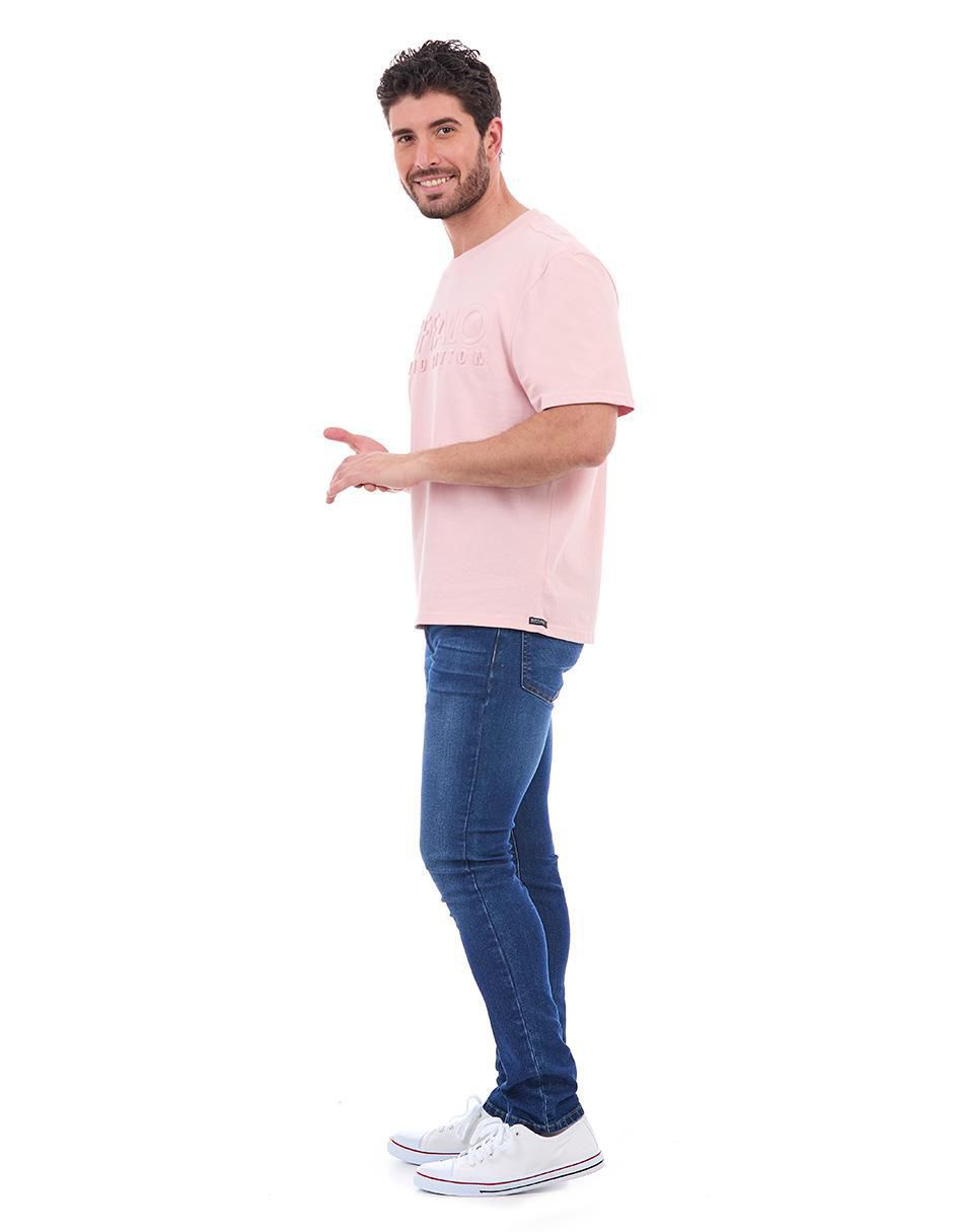 Playera cuello redondo para hombre