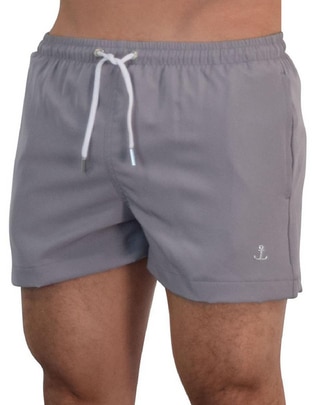Traje de baño John Leopard bolsillos con cremallera oculta para hombre