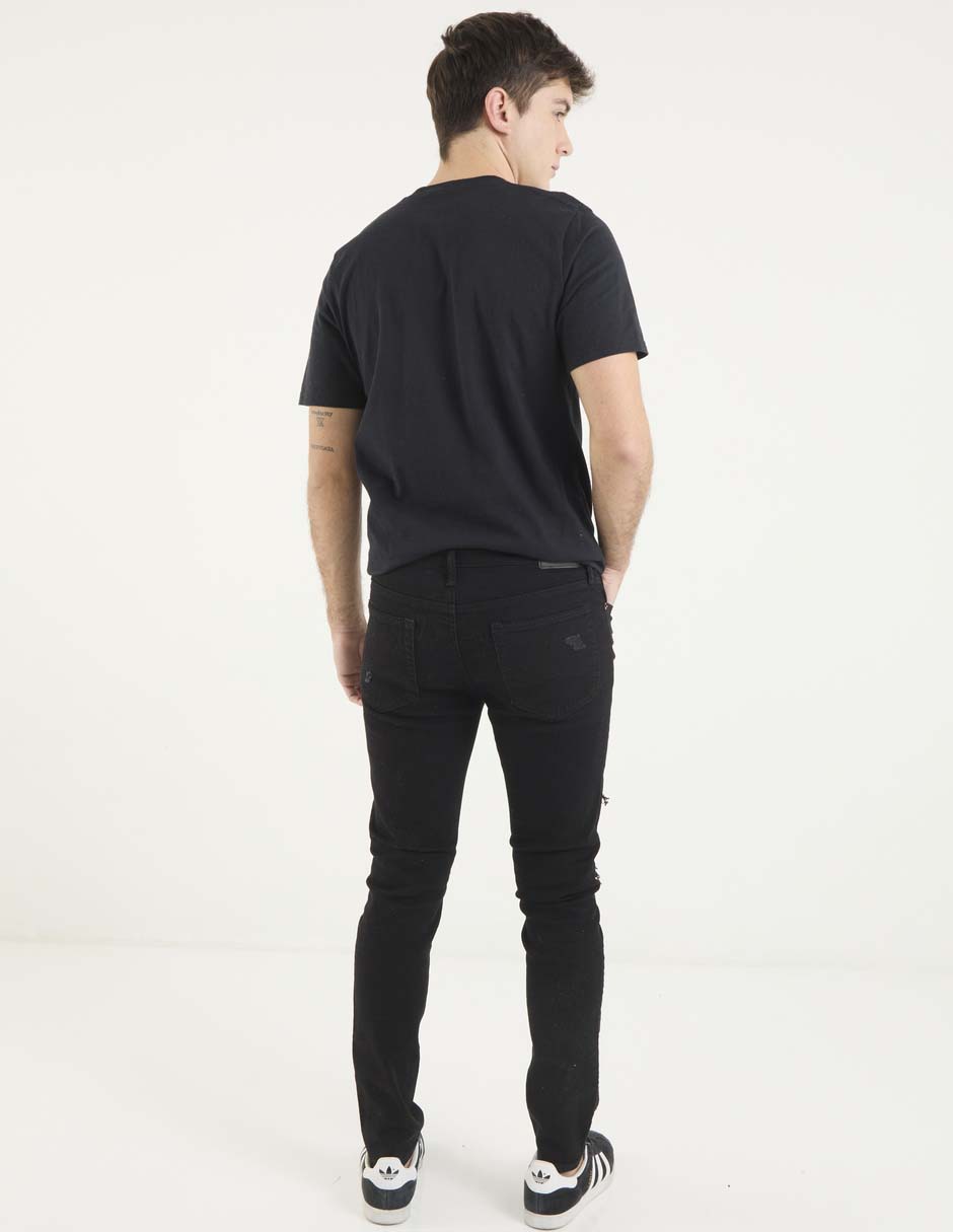 Jeans skinny American Eagle lavado obscuro para hombre