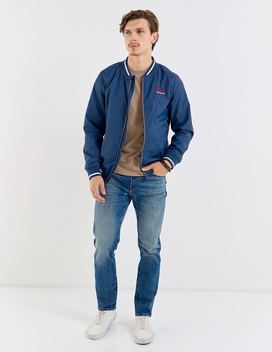Jeans slim deslavado para hombre