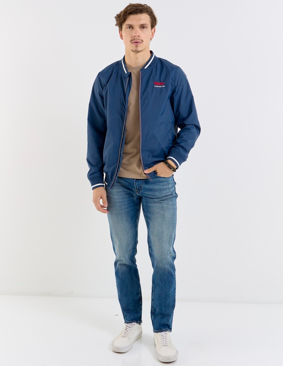 Jeans slim American Eagle deslavado para hombre