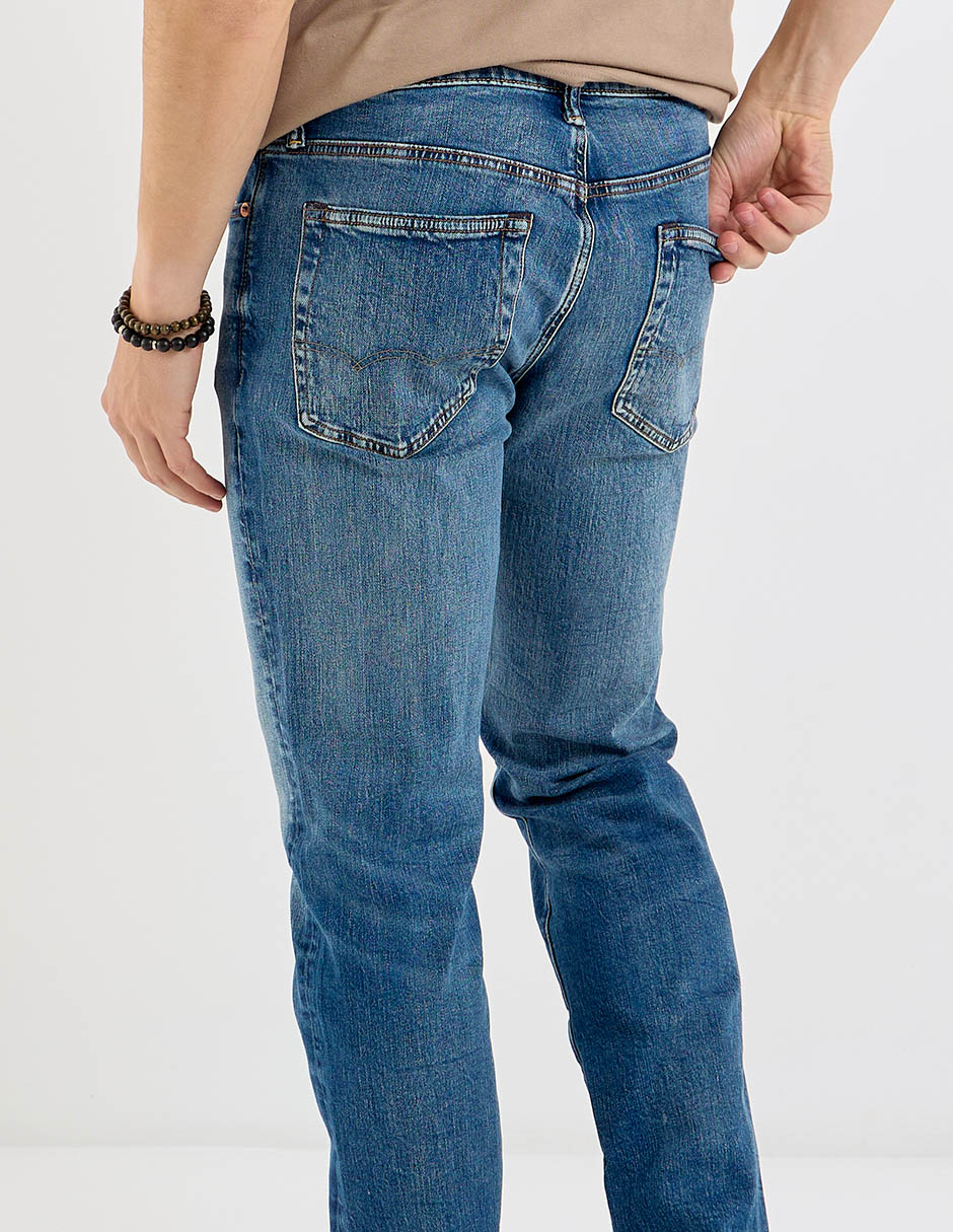 Jeans slim American Eagle deslavado para hombre
