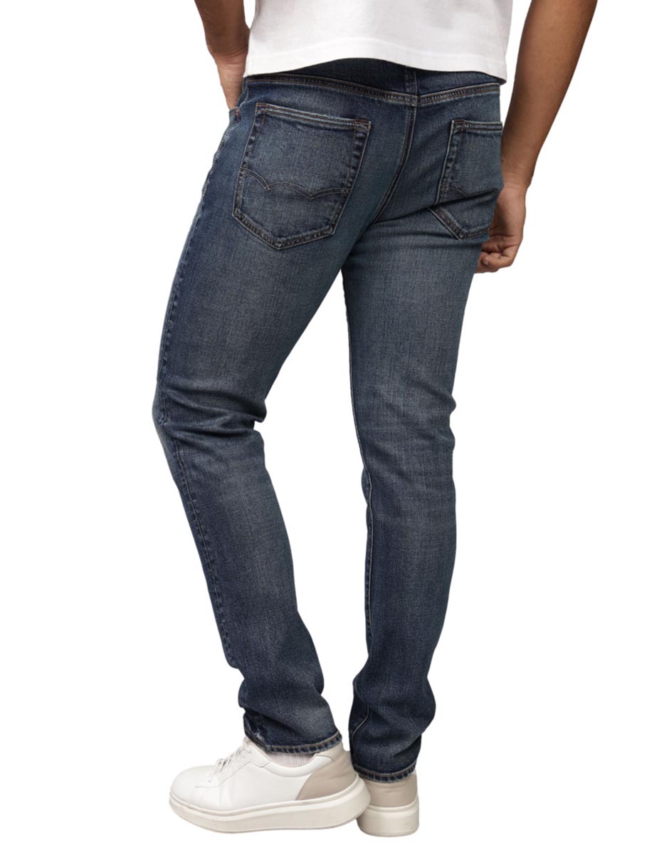 Jeans slim Denim deslavado para hombre 2