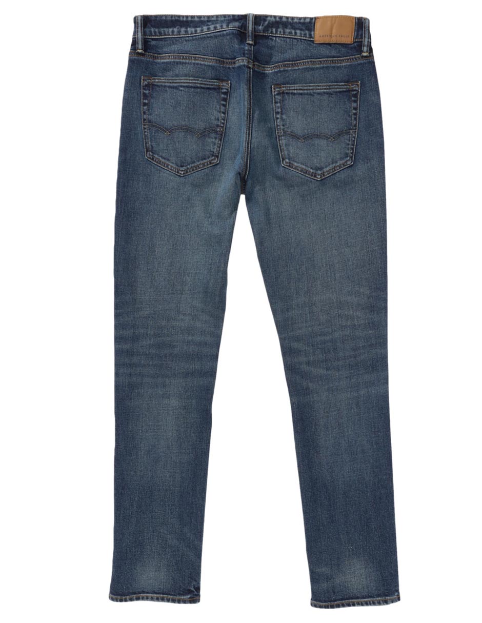Jeans slim Denim deslavado para hombre 4