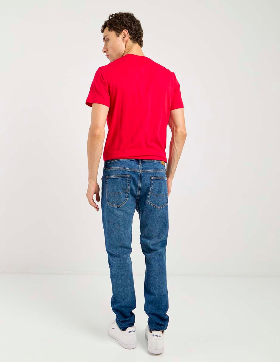 Jeans slim American Eagle lavado stone wash para hombre