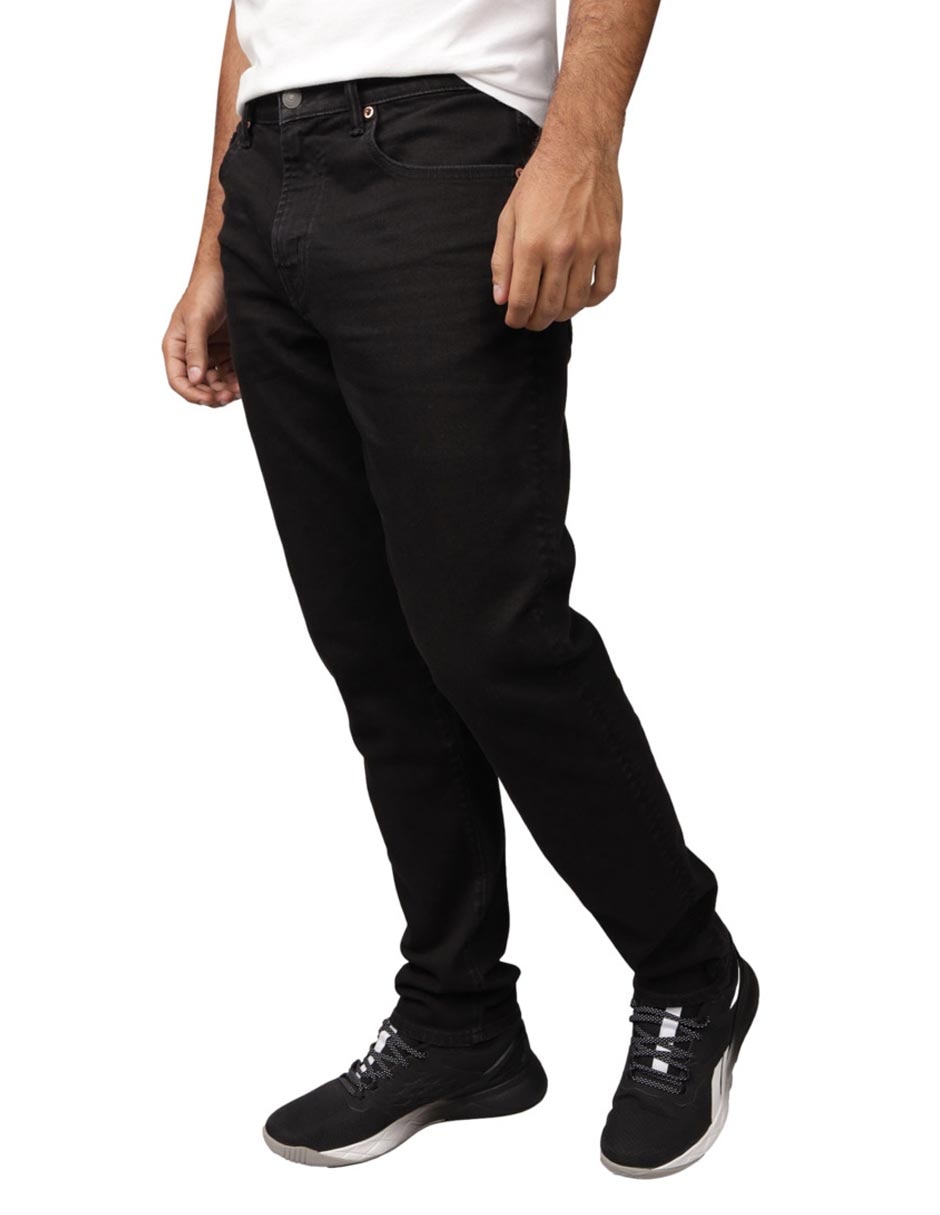 Jeans slim lavado obscuro para hombre