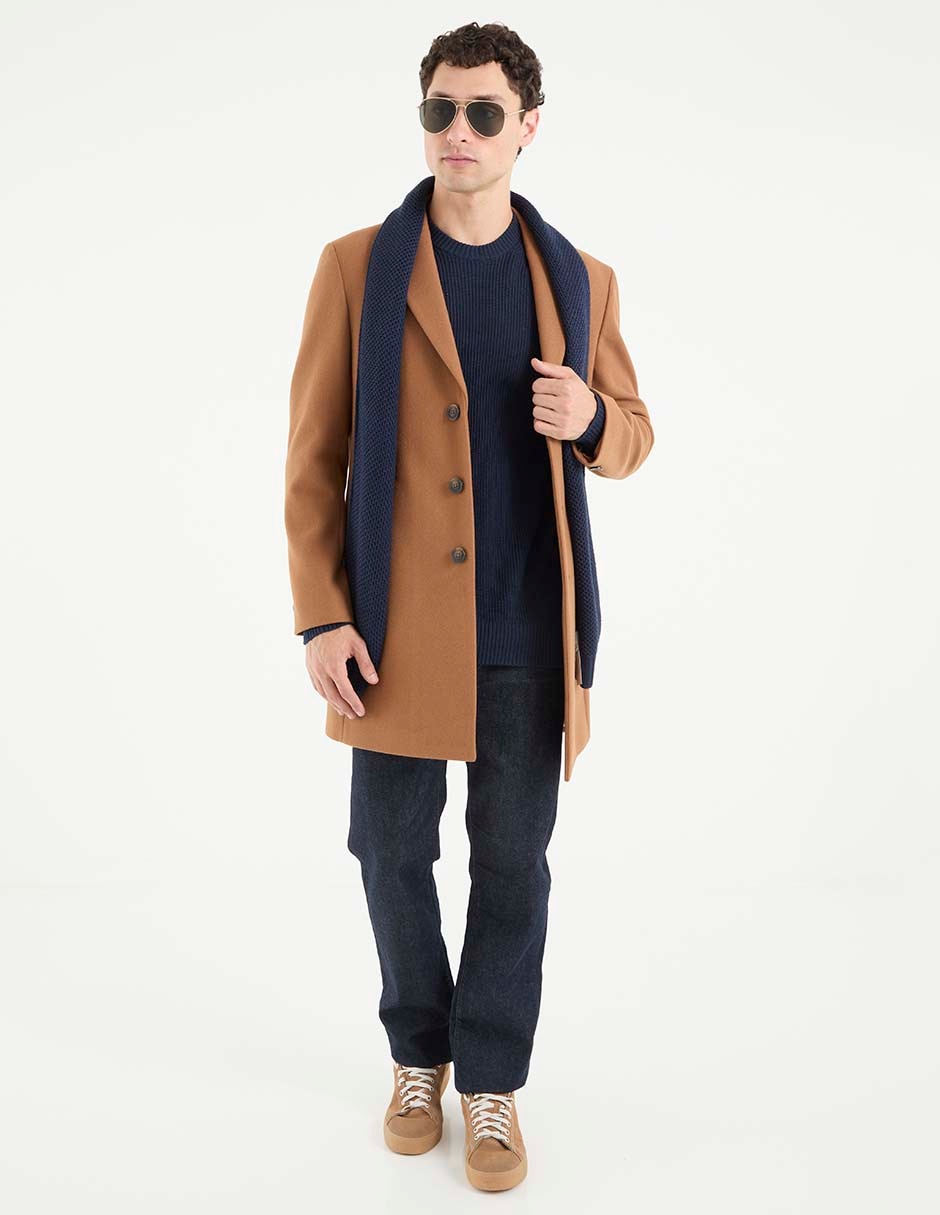 Jeans straight lavado obscuro para hombre