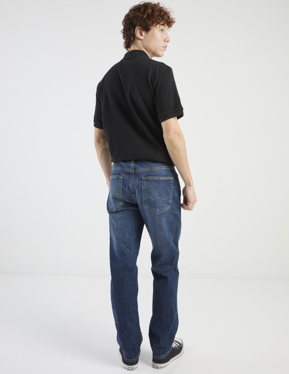 Jeans straight American Eagle deslavado para hombre