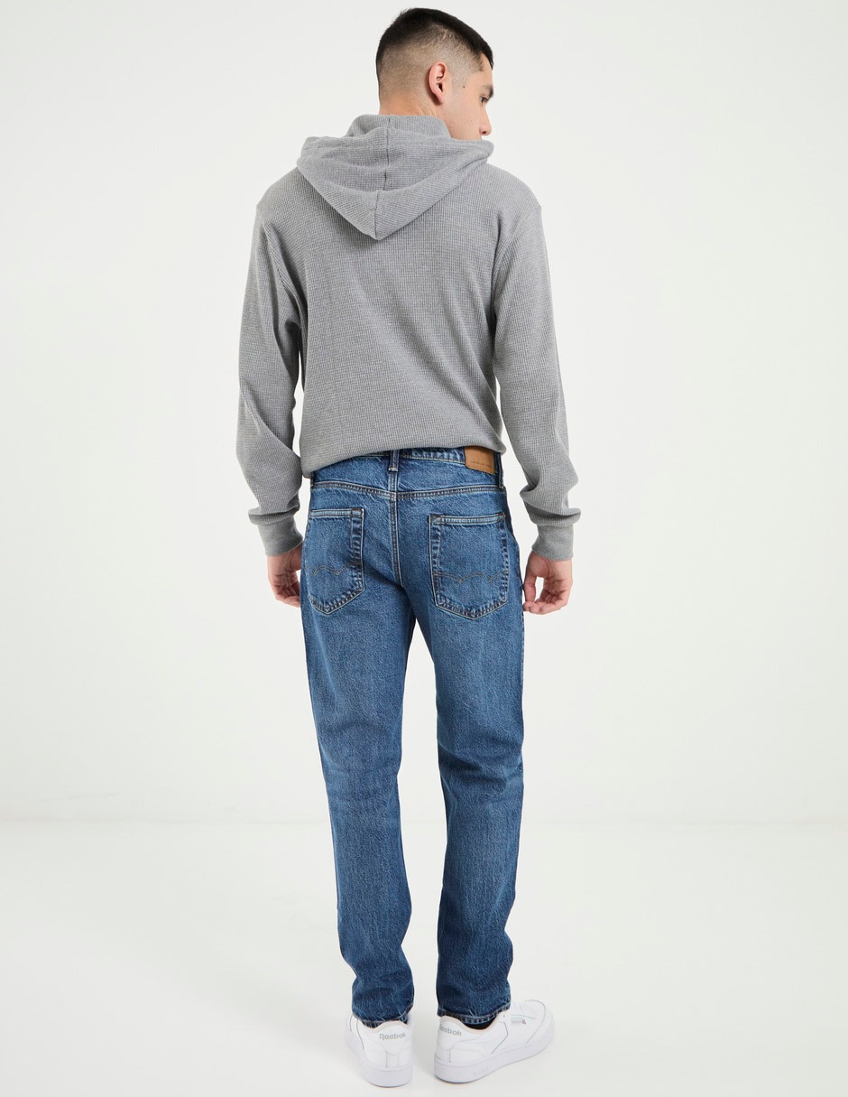 Jeans straight American Eagle deslavado para hombre