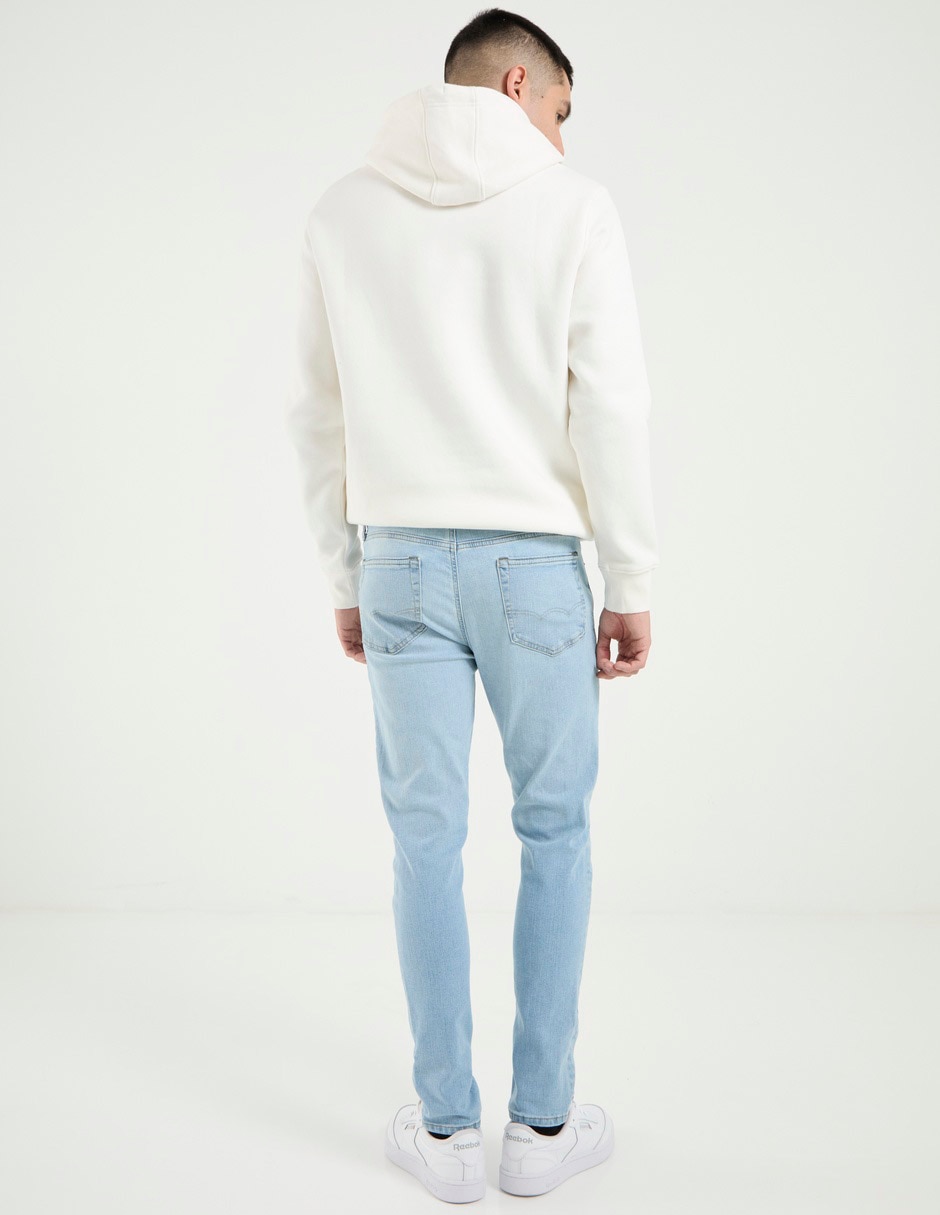 Jeans skinny American Eagle lavado claro para hombre