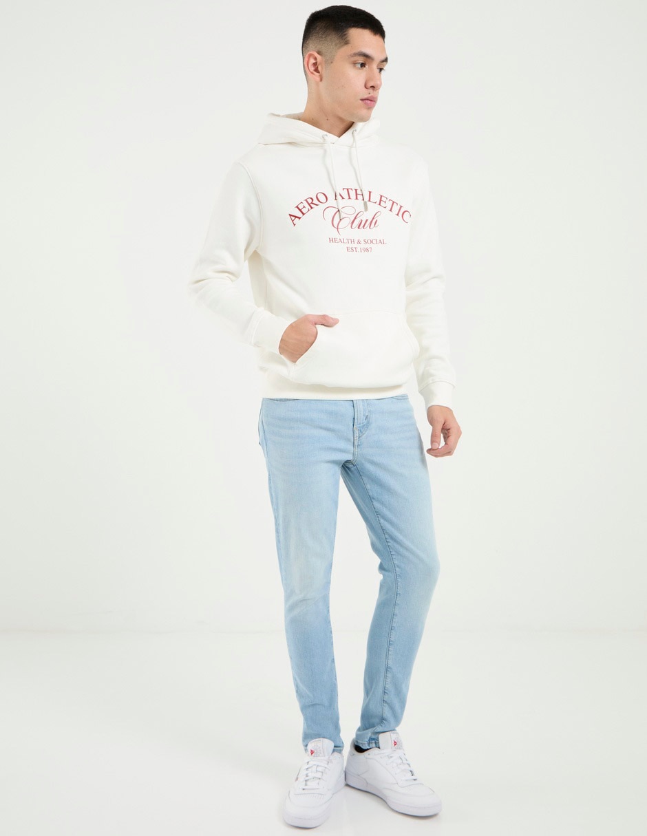 Jeans skinny American Eagle lavado claro para hombre