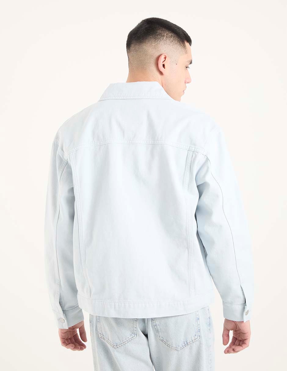 Sobrecamisa casual de algodón manga larga para hombre 2