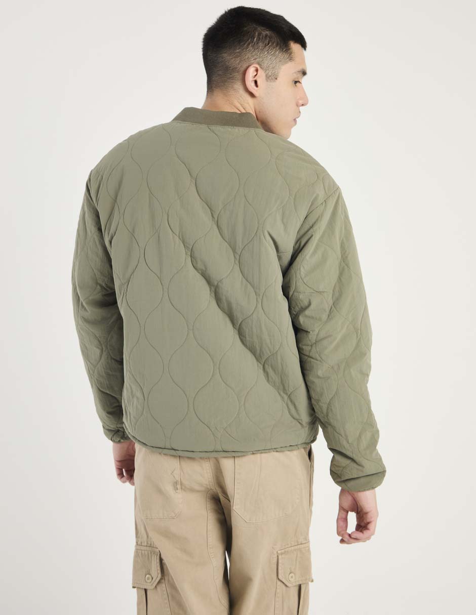 Chamarra capitonada Jack & Jones con bolsillos para hombre