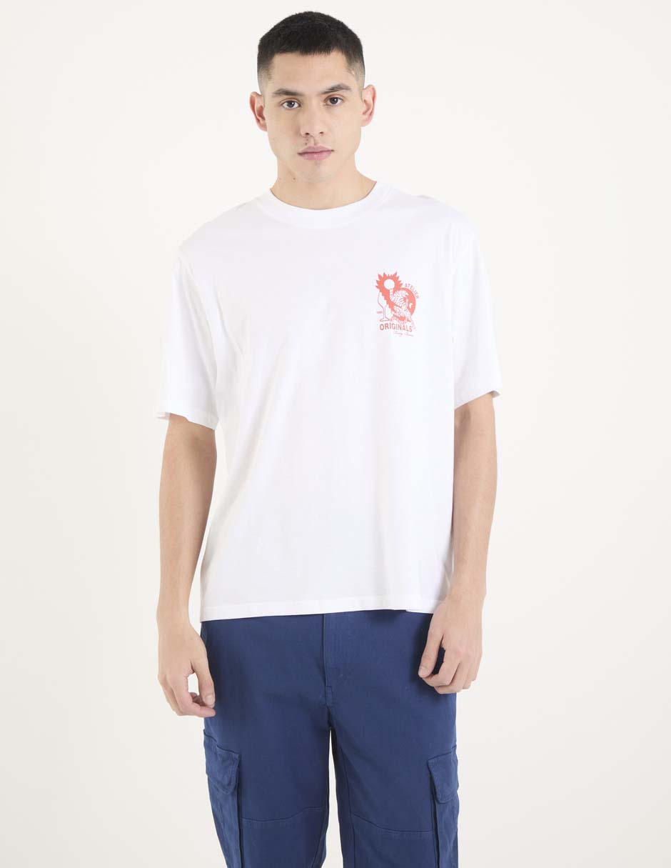 Playera cuello redondo para hombre 1