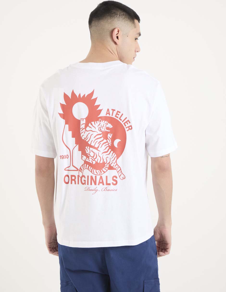 Playera cuello redondo para hombre 2
