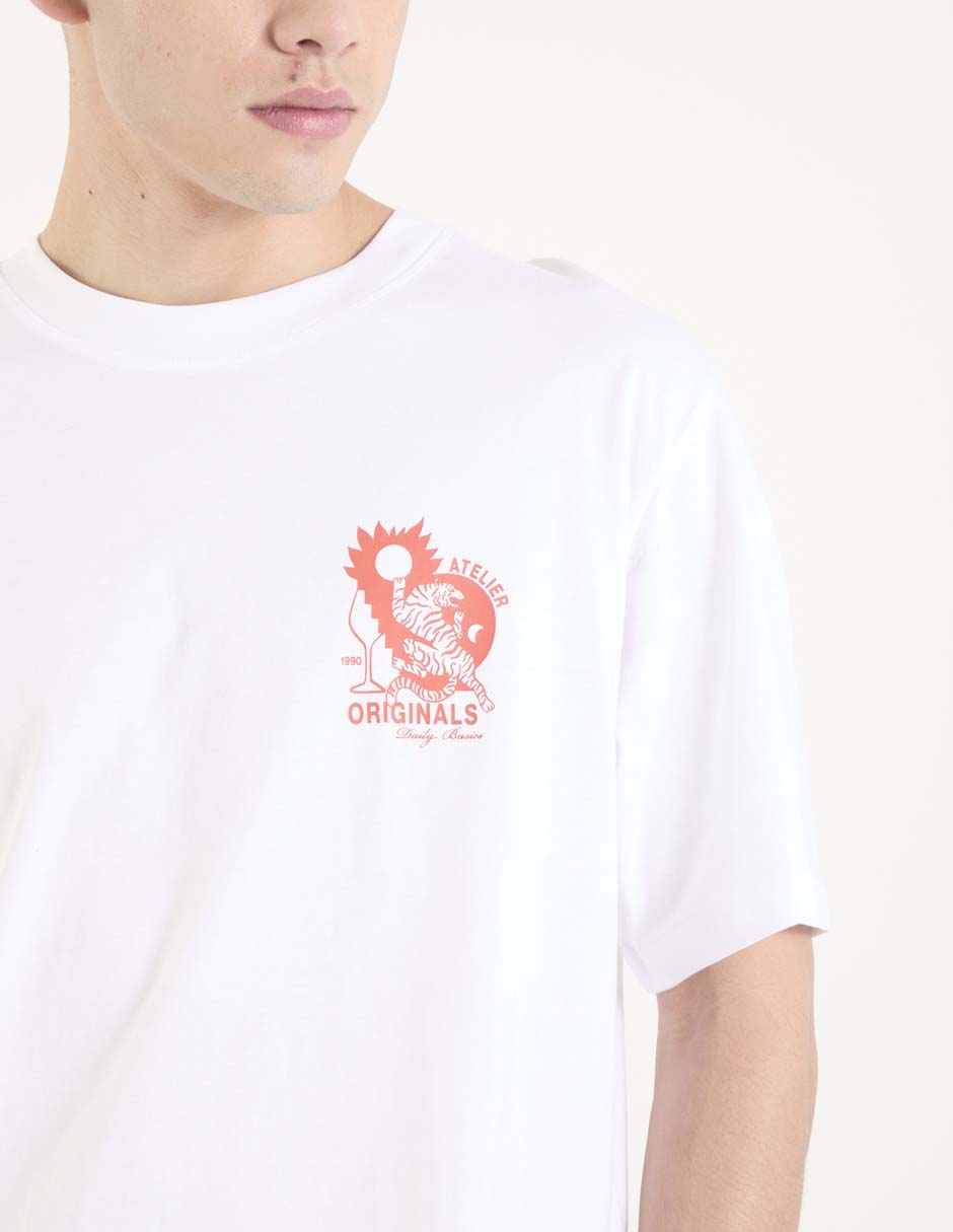 Playera cuello redondo para hombre 4