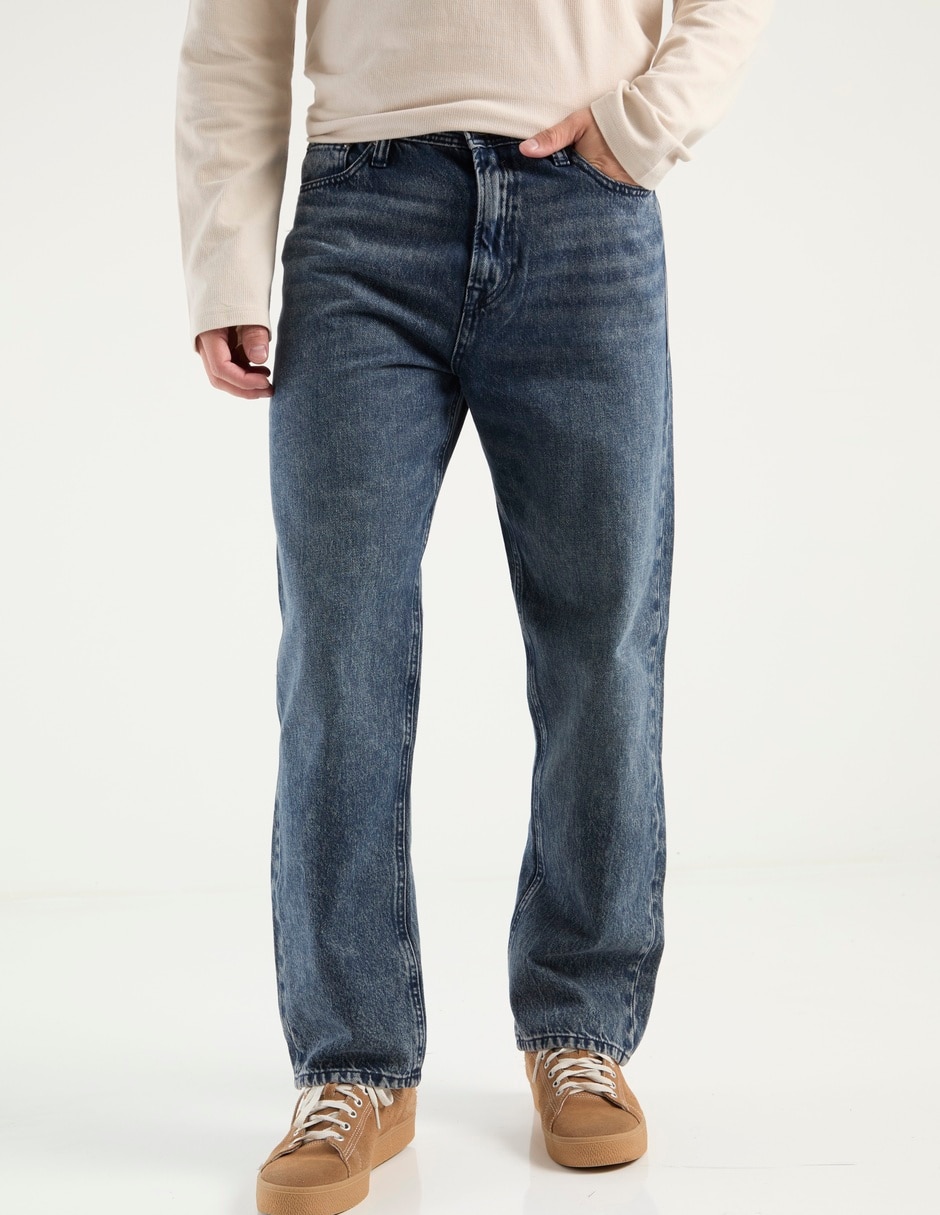 Jeans straight para hombre 1