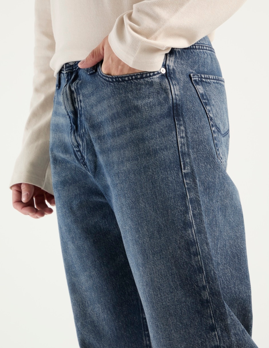 Jeans straight para hombre 7