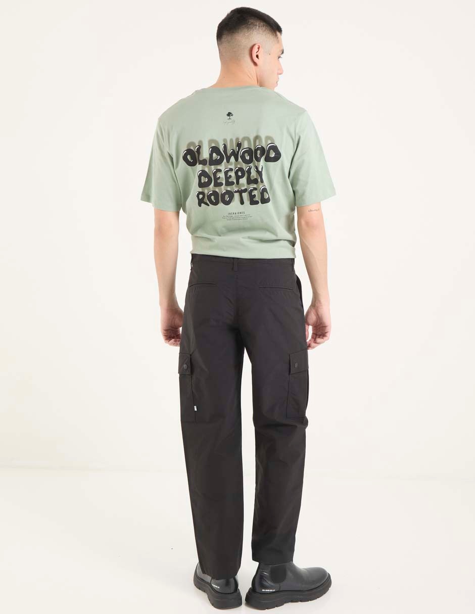 Pantalón cargo regular Jack & de algodón para hombre 5