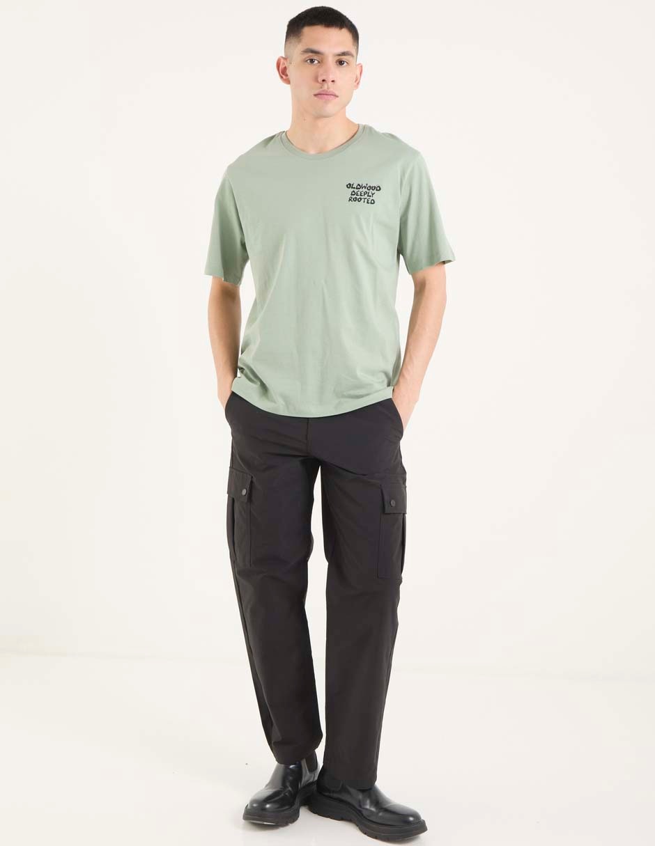 Pantalón cargo regular Jack & de algodón para hombre 6