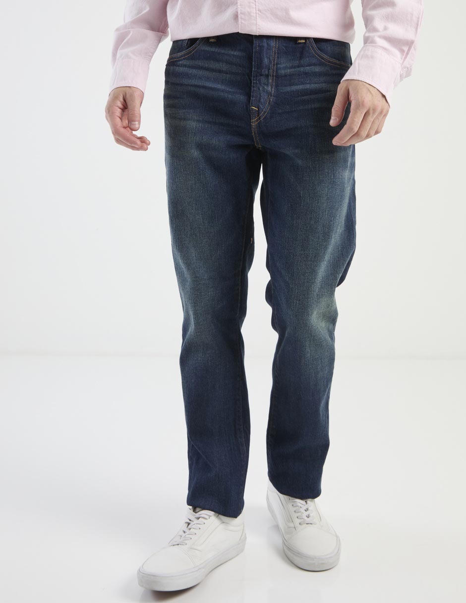 Jeans straight lavado medio para hombre Jeans straight lavado medio para hombre