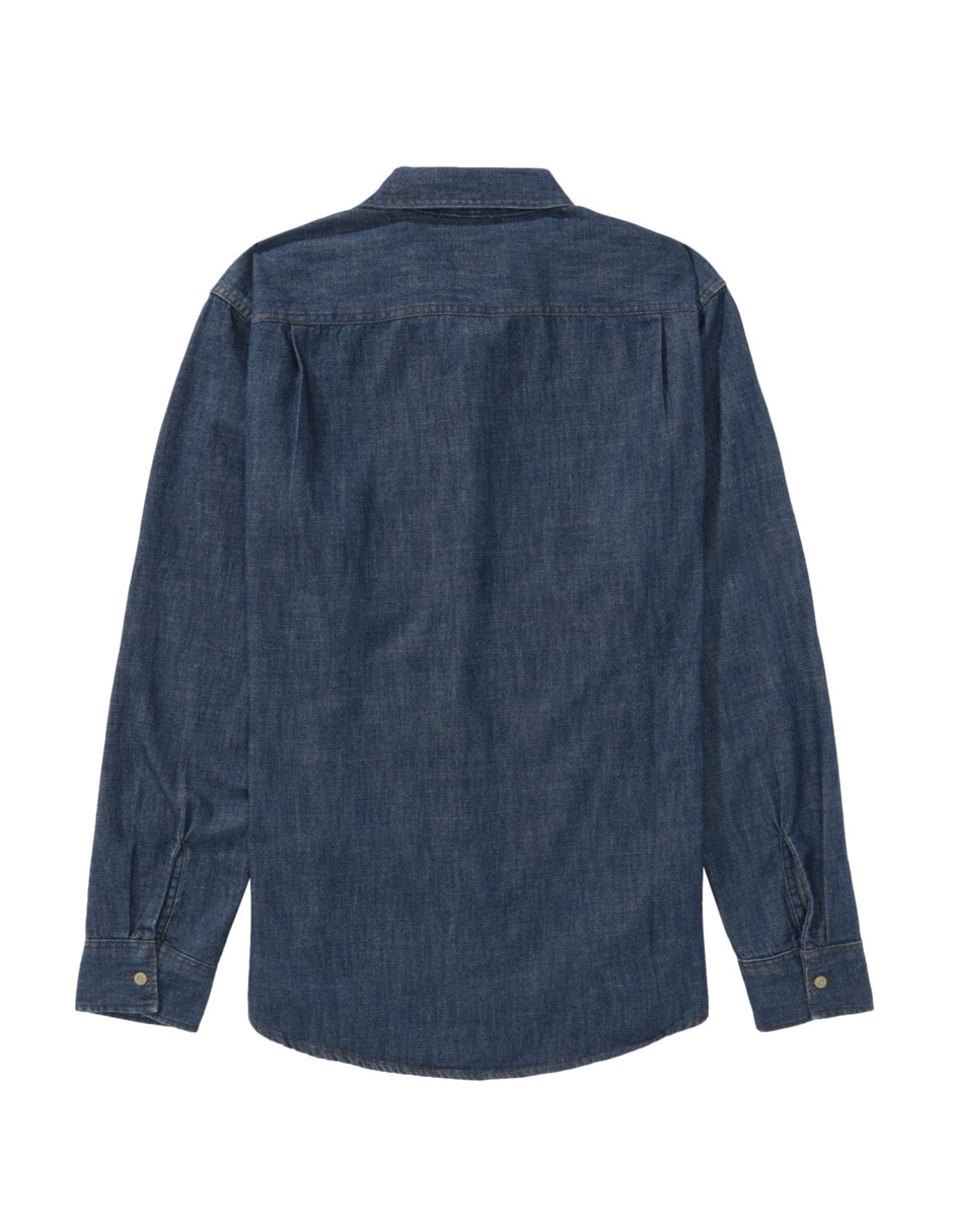 Camisa casual American Eagle de algodón manga larga para hombre