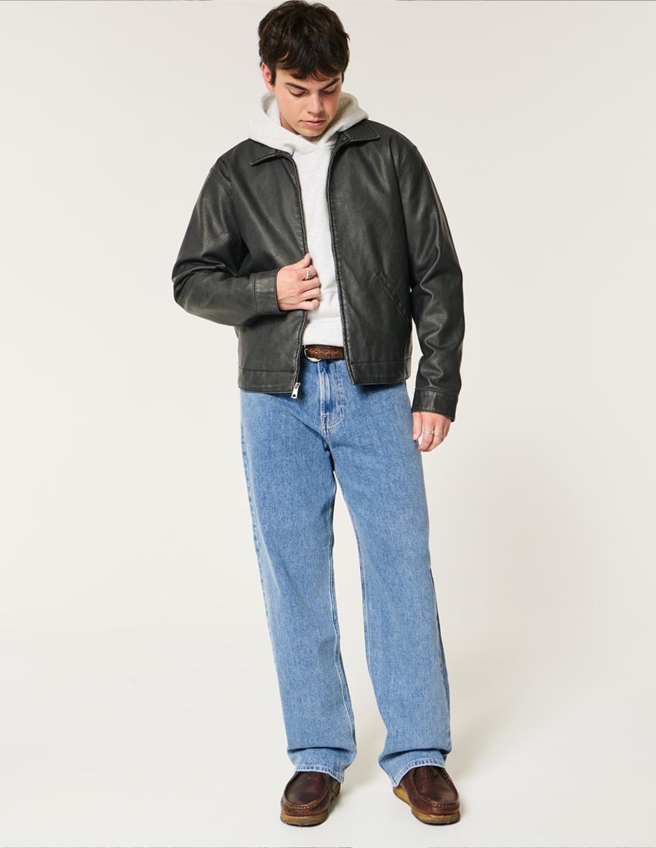 Jeans baggy Hollister para hombre
