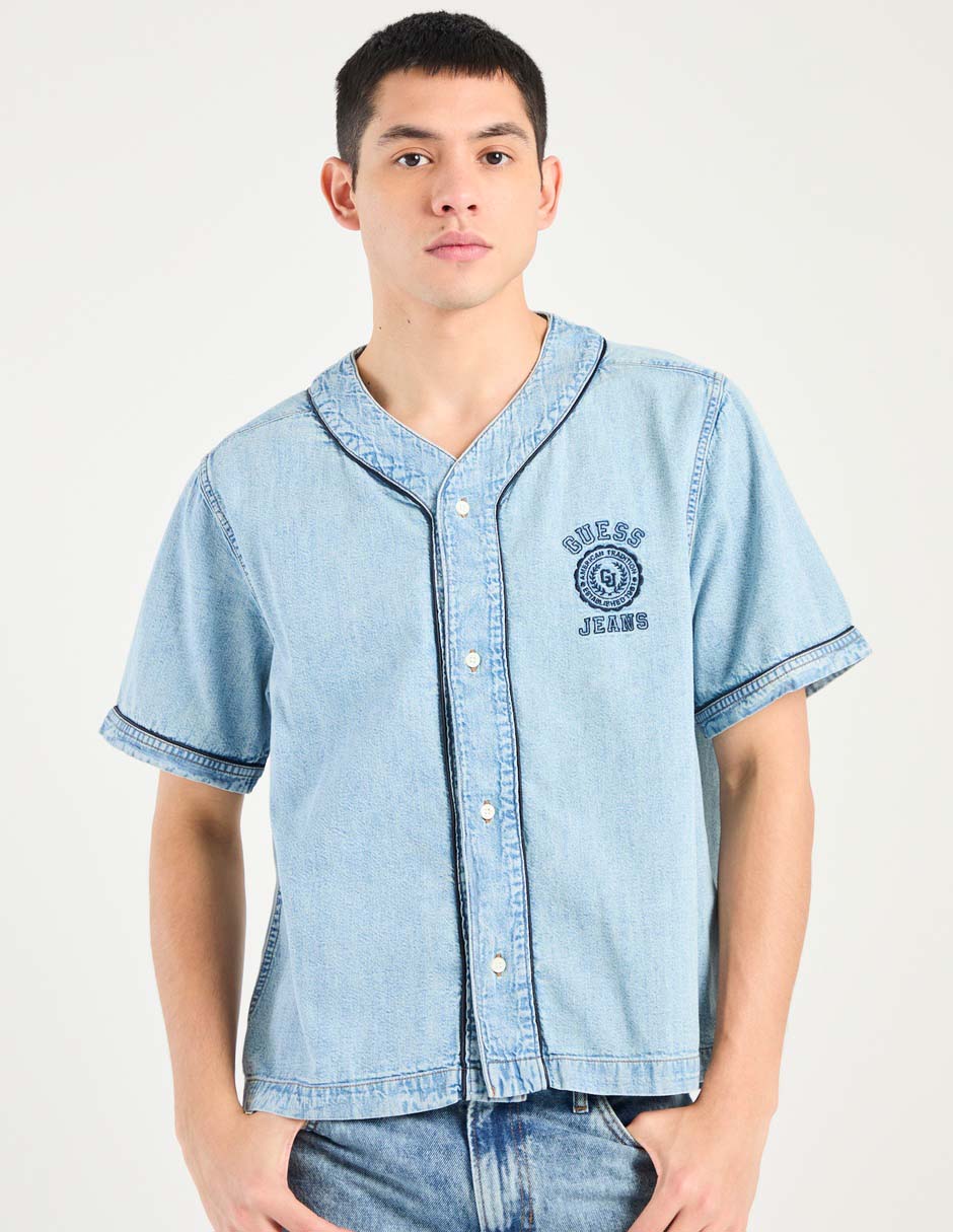 Camisa casual de algodón manga corta para hombre Camisa casual de algodón manga corta para hombre