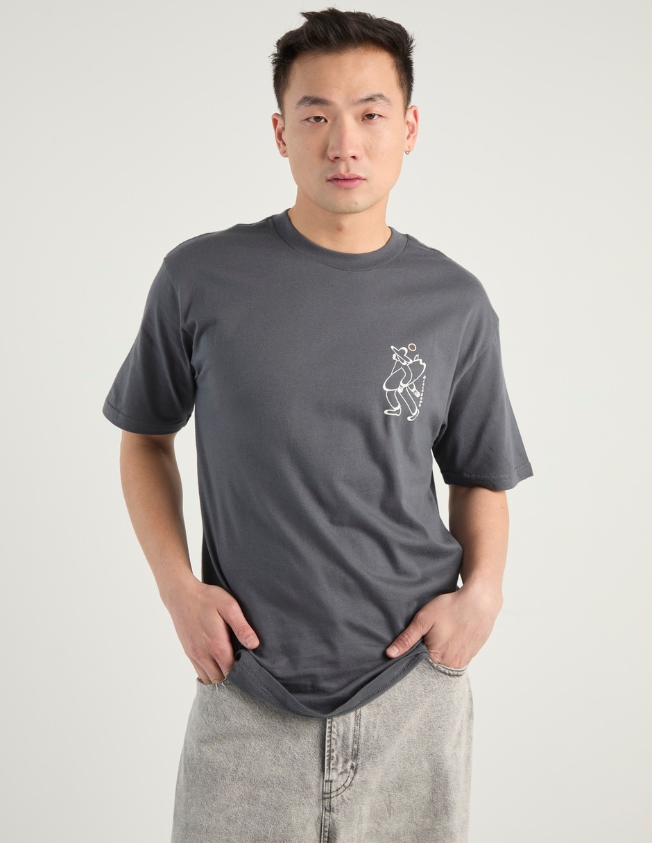 Playera cuello redondo para hombre