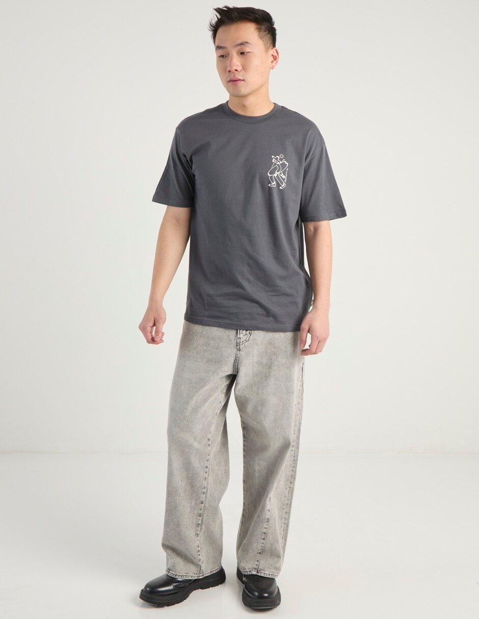Playera cuello redondo para hombre