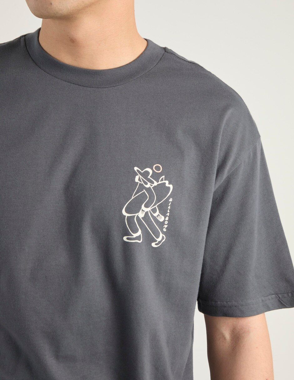 Playera cuello redondo para hombre