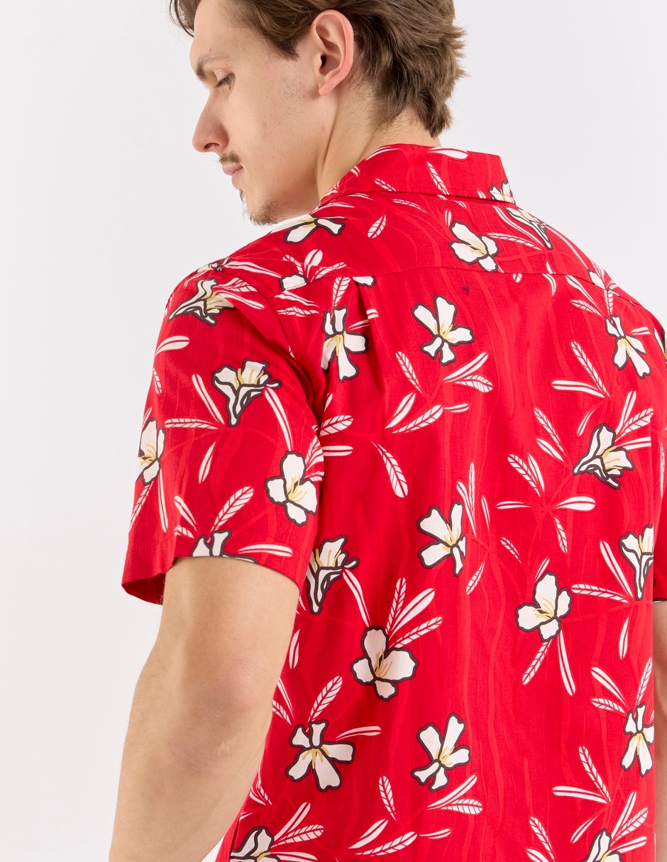 Camisa playa manga corta para hombre