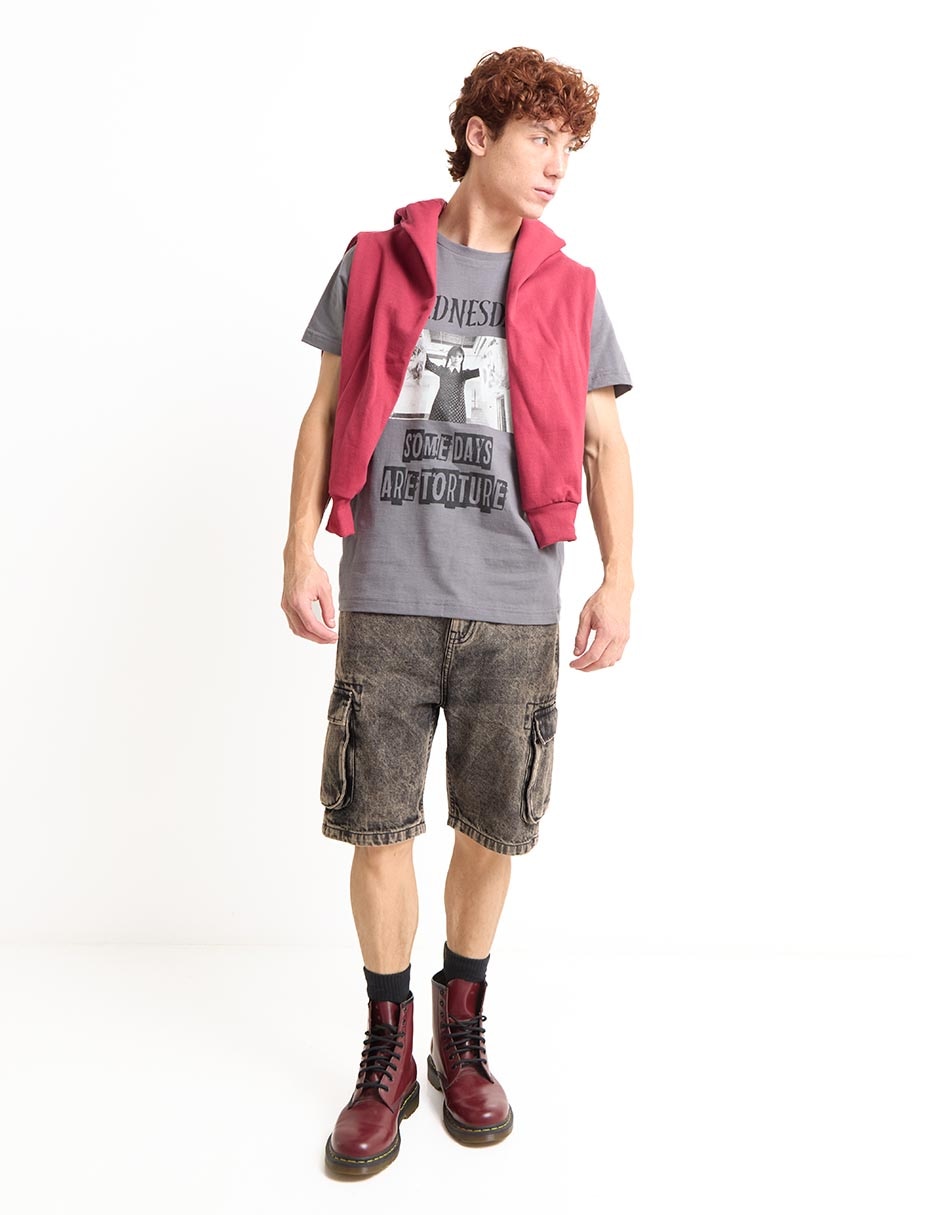 Playera merlina cuello redondo para hombre 6