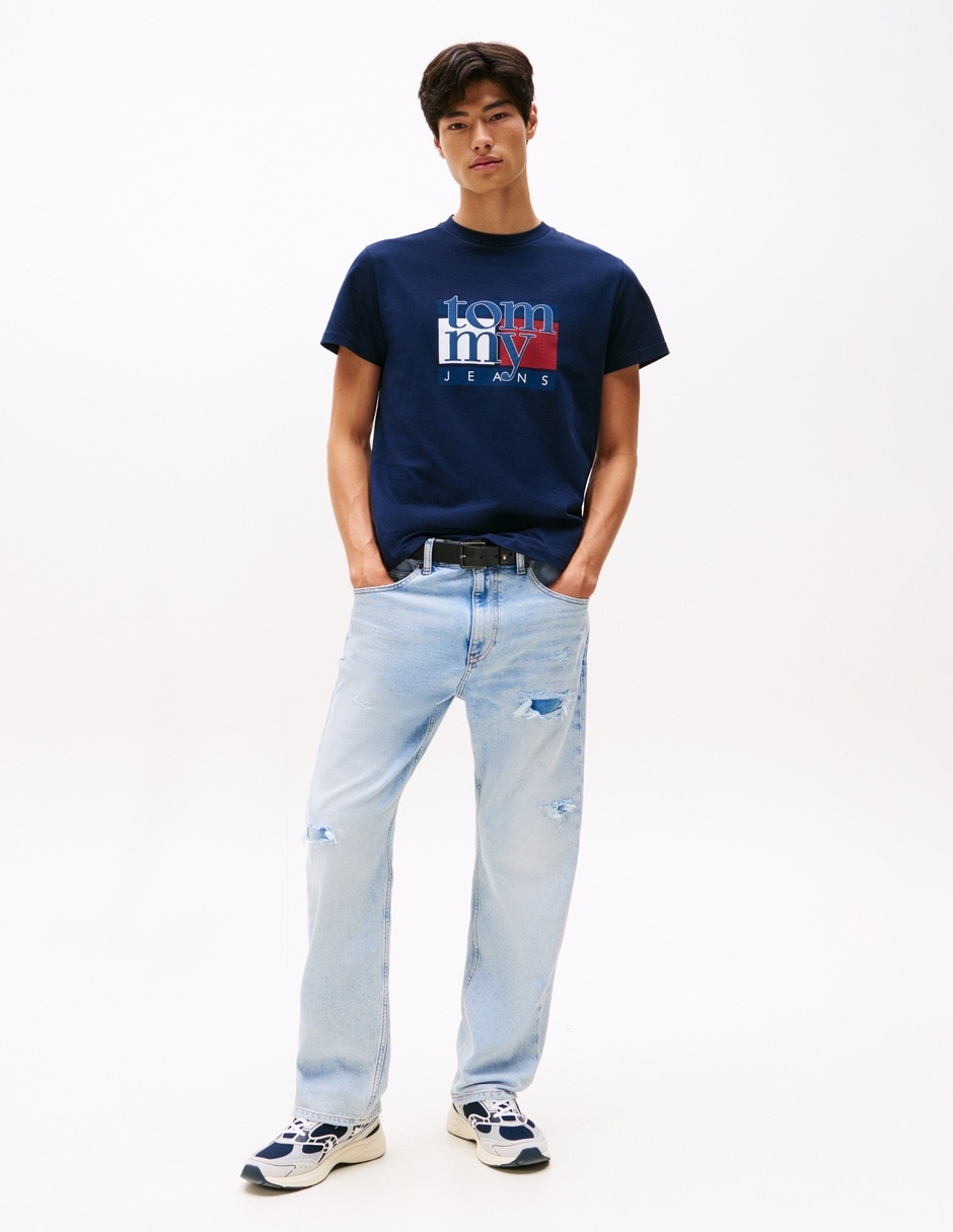 Playera cuello redondo para hombre