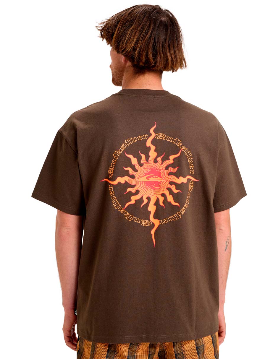 Playera Quiksilver Solaris cuello redondo para hombre