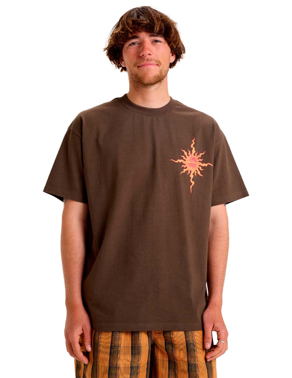 Playera Quiksilver Solaris cuello redondo para hombre
