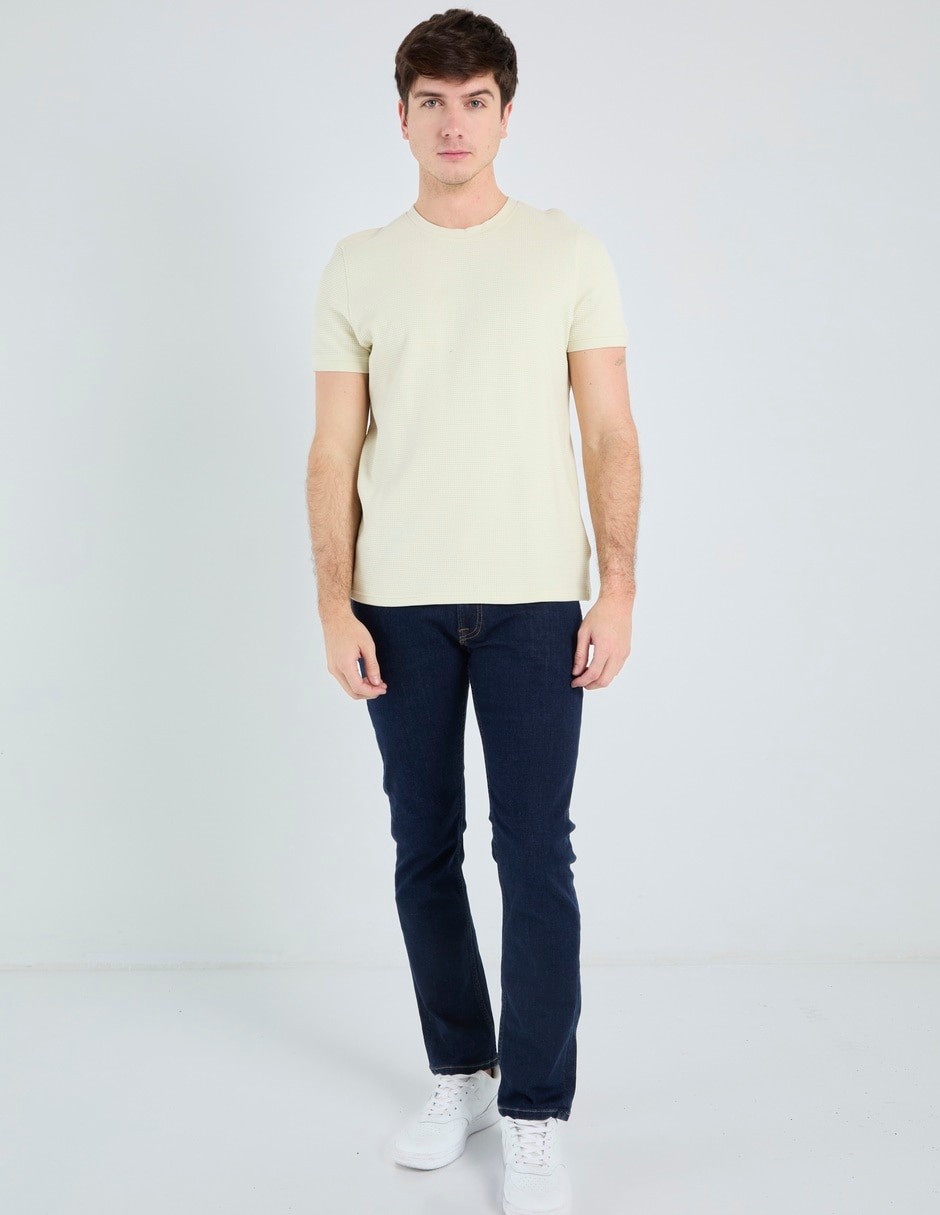 Jeans slim lavado obscuro para hombre 6