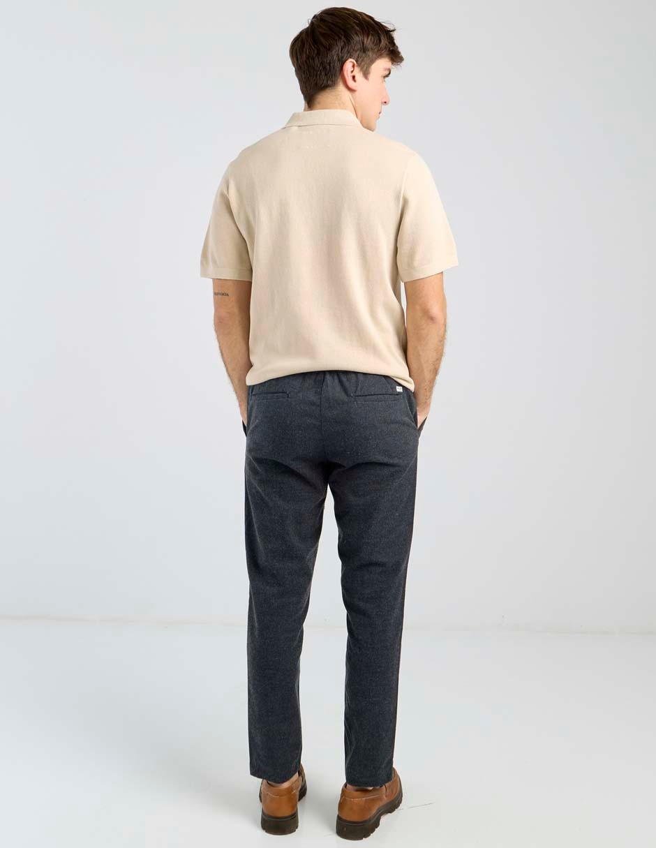 Pantalón casual chino slim de algodón para hombre 5