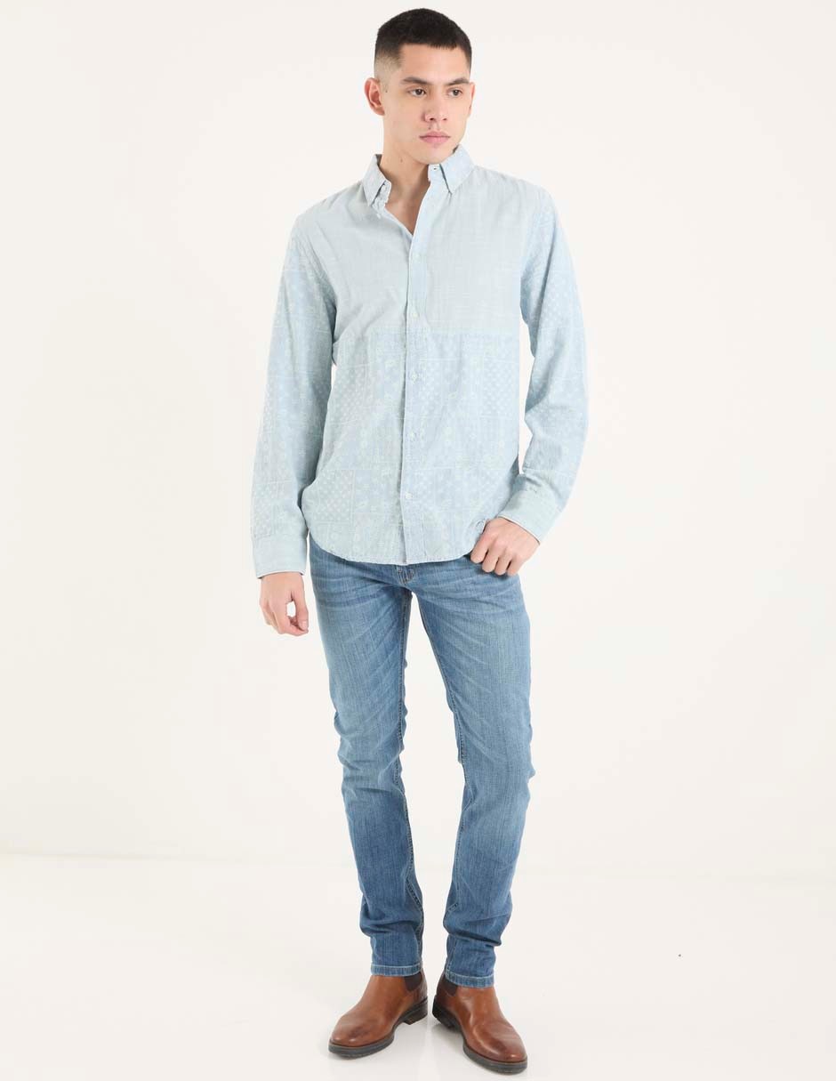 Jeans slim That's It deslavado para hombre