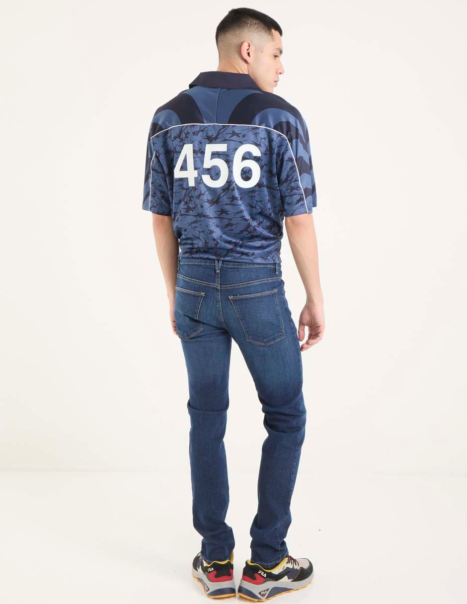 Jeans slim That's It deslavado para hombre