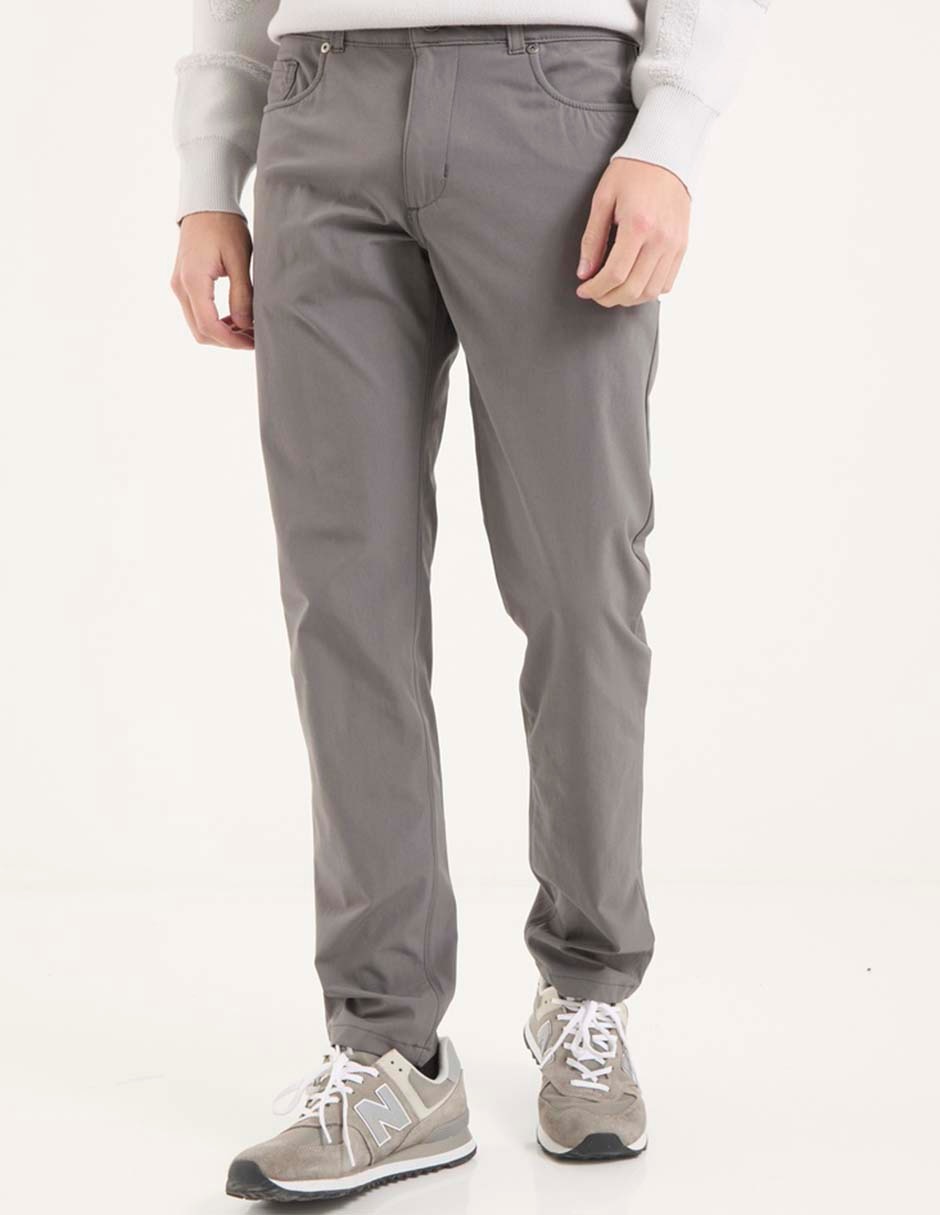 Pantalón slim de algodón para hombre 1