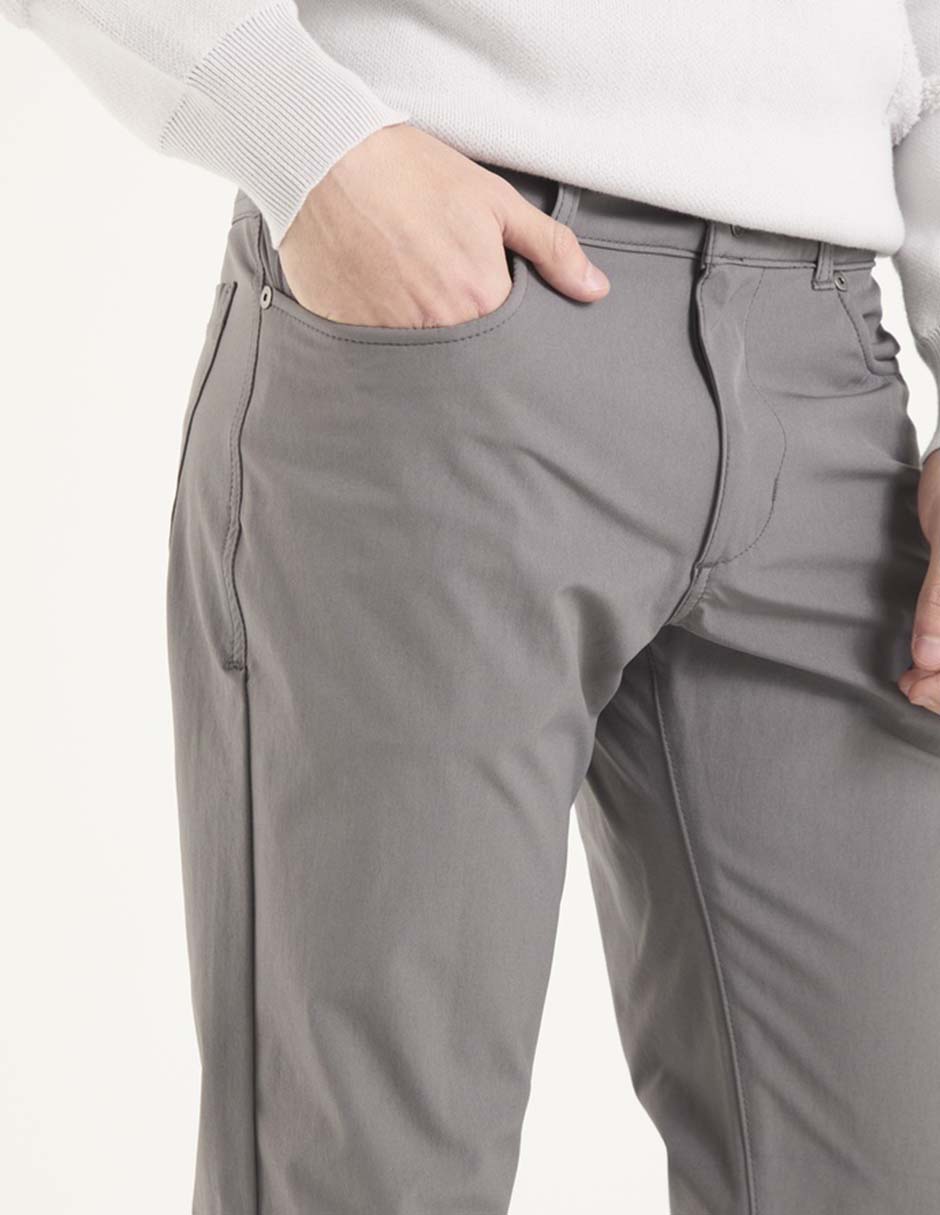 Pantalón slim de algodón para hombre 7