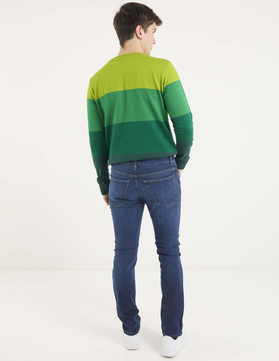 Jeans slim That's It deslavado para hombre