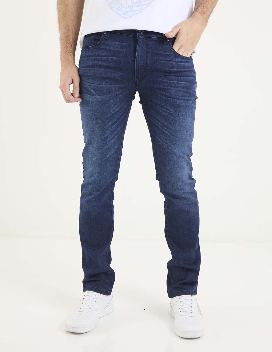 Jeans slim That's It deslavado para hombre