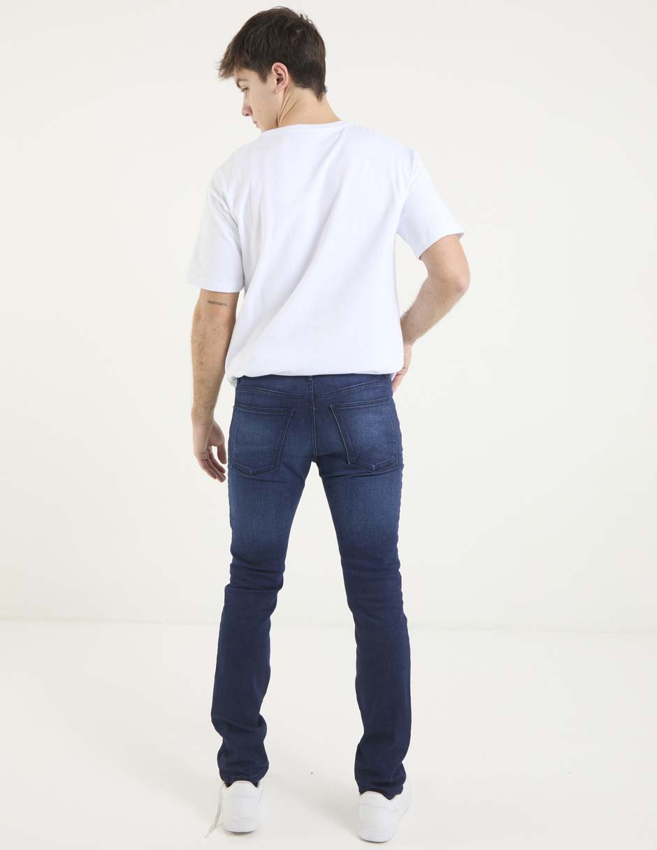 Jeans slim That's It deslavado para hombre