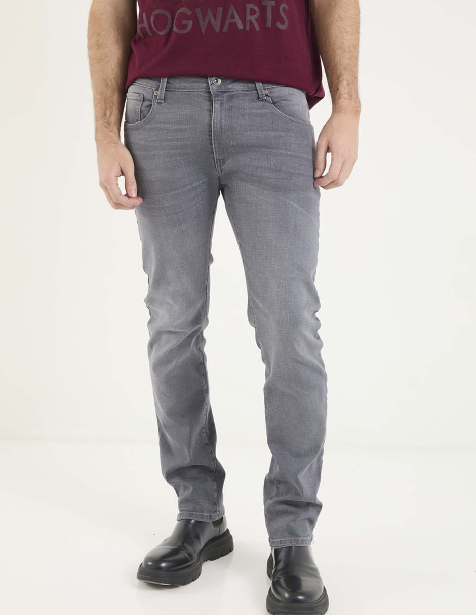 Jeans slim That's It deslavado para hombre