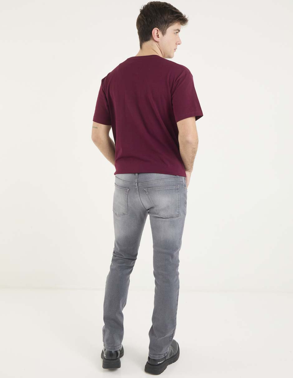 Jeans slim That's It deslavado para hombre