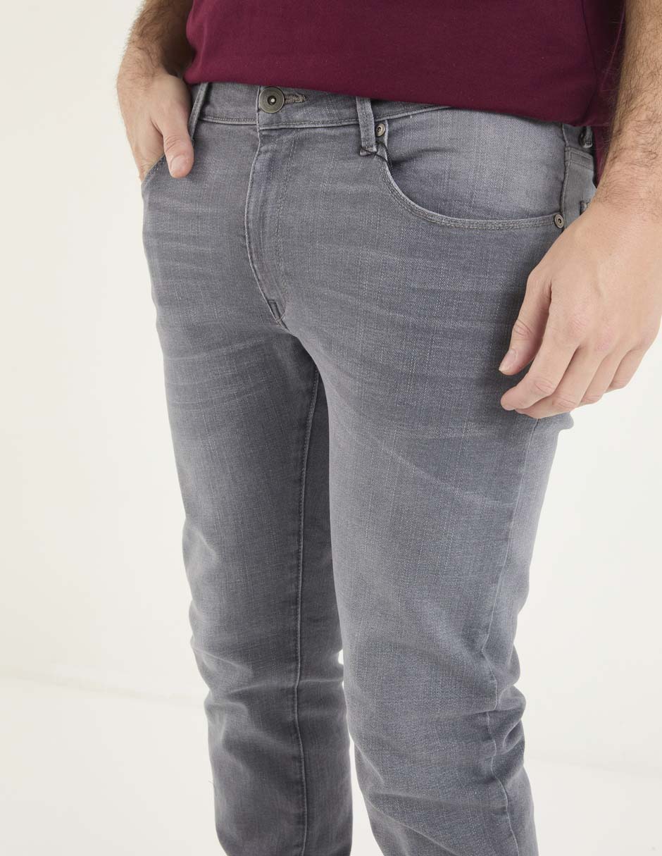 Jeans slim That's It deslavado para hombre