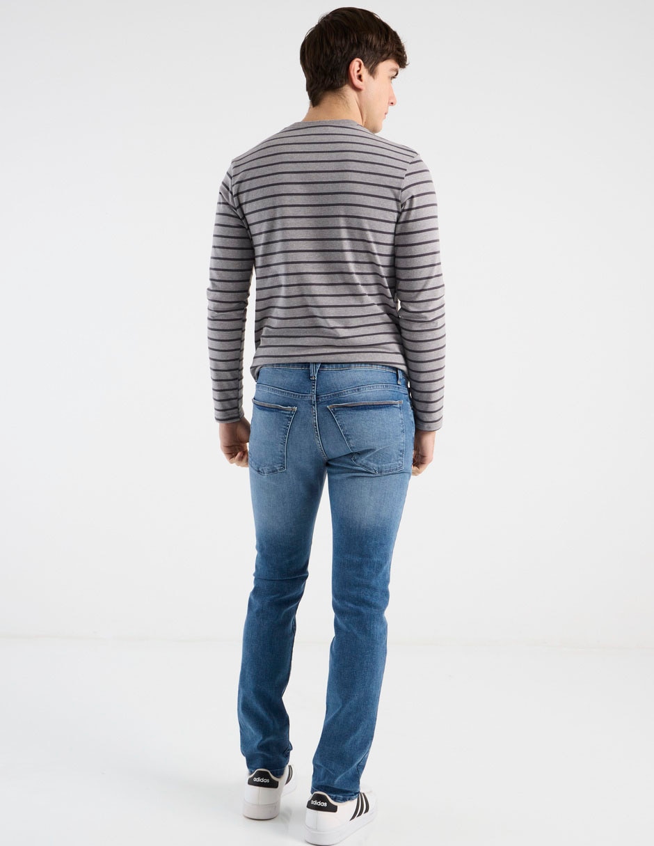 Jeans slim That's It deslavado para hombre